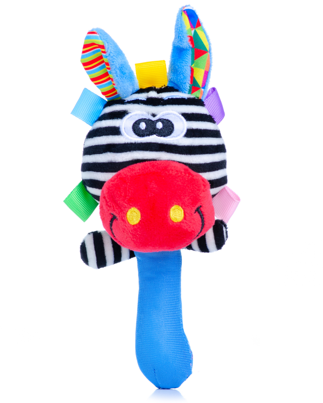 Ultra-Soft Plush Baby Rattle Toy – Safe, Sensory & Stimulating Play for Newborns (0+ Months)